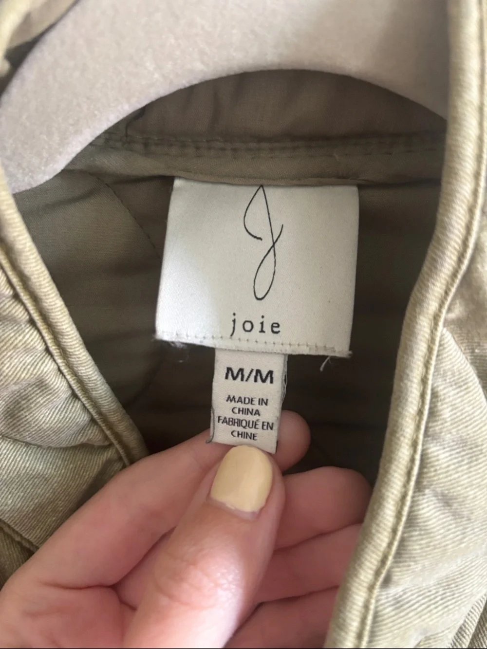 Joie Olive Quilted Cropped Bomber Jacket